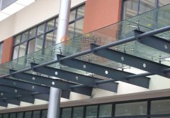 乍得機場航站樓鋼結構工程雨棚