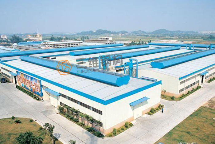 山東三維鋼結構廠房案例