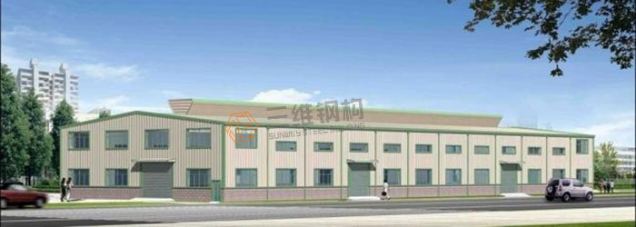 山東三維輕鋼結構廠房圖片