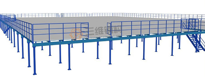 山東三維鋼結構公司鋼結構平臺