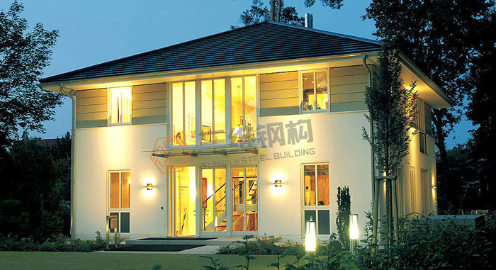 山東三維輕鋼結構別墅圖集