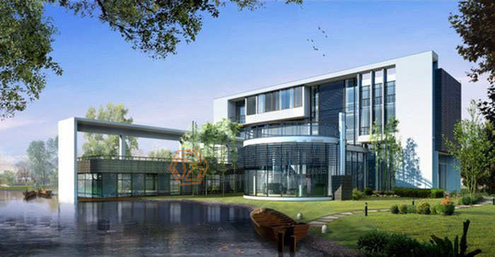 山東三維鋼結構公司鋼結構別墅圖集