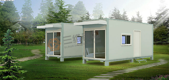 山東三維鋼結構公司集裝箱活動房