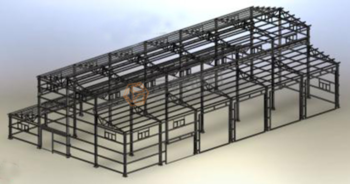 山東三維鋼結構股份有限公司輕鋼結構廠房設計圖紙