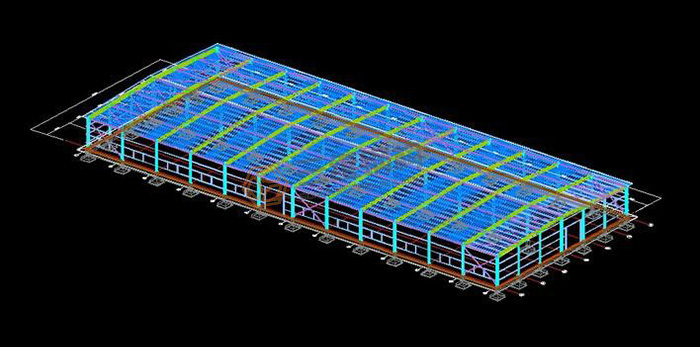 山東三維鋼結構股份有限公司鋼結構建筑圖紙