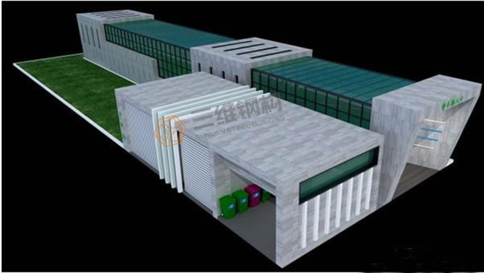 山東三維鋼結構股份有限公司鋼結構廠房設計圖紙