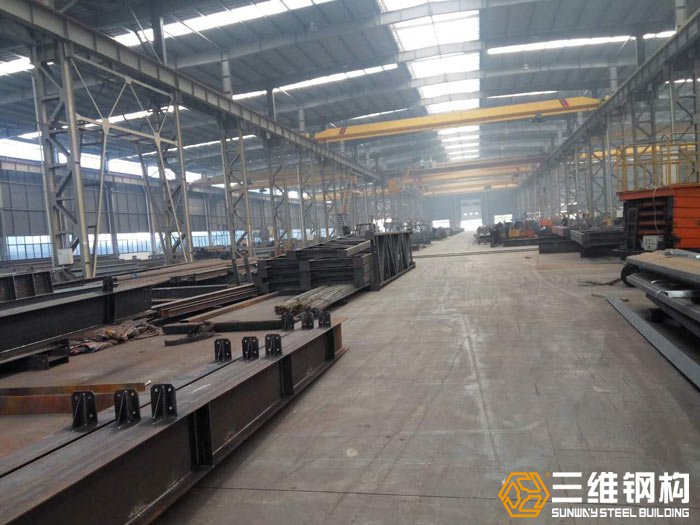 鋼結構廠房構件加工